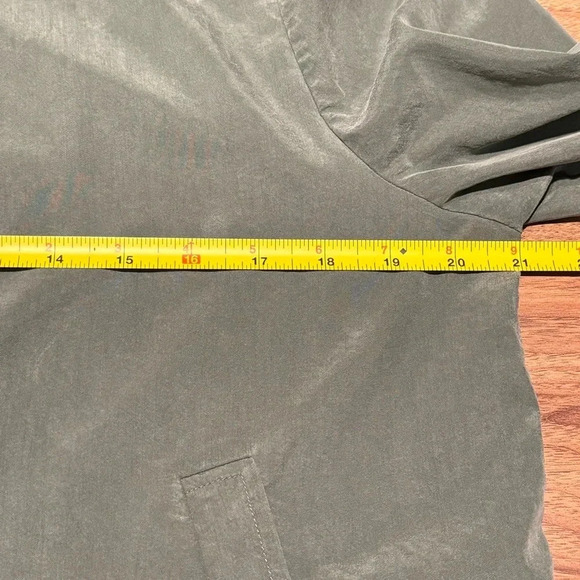 Eileen Fisher Nori Sandwashed Tencel Round Neck Jacket Size Medium Work Chic - Picture 6 of 8